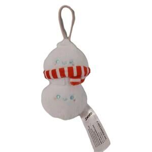 Smoko Dumpling Snowman Plush Christmas Ornament